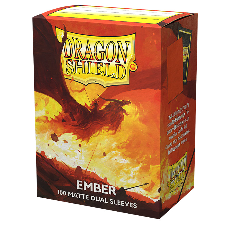 Matte Dual Standard Sleeves (Ember) | Dragon Shield