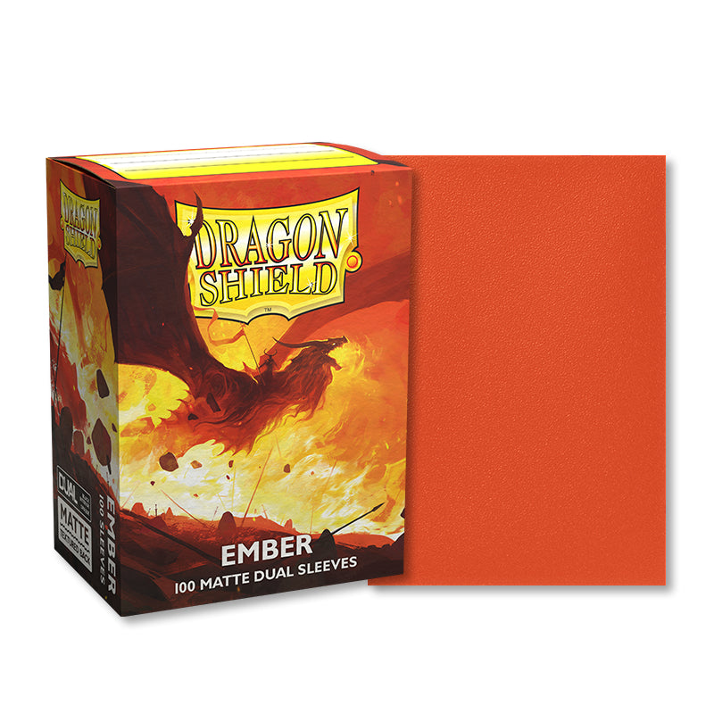 Matte Dual Standard Sleeves (Ember) | Dragon Shield