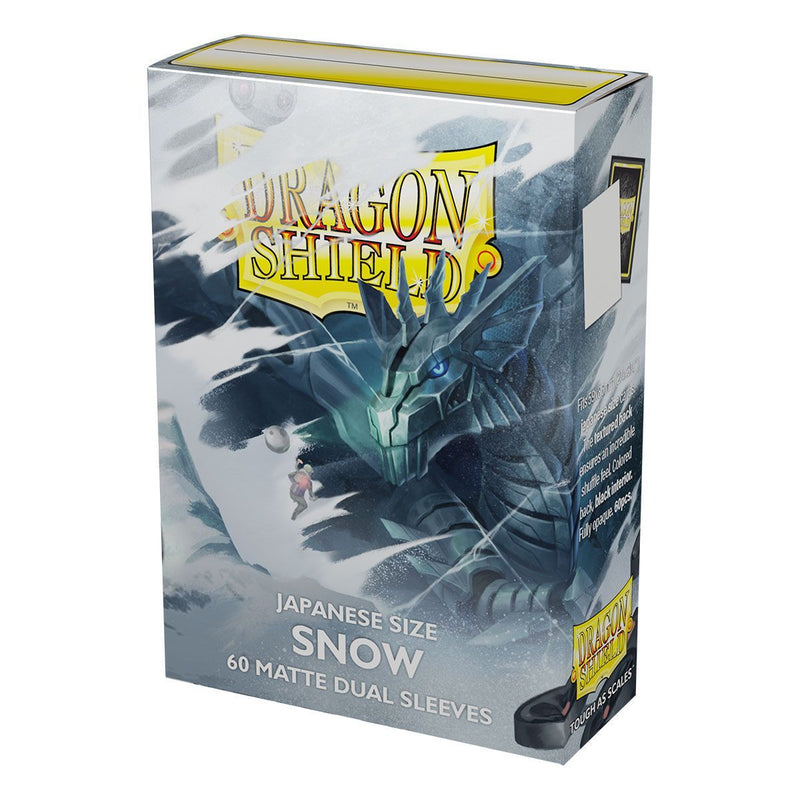 Matte Dual 60 Mini Sleeves (Snow) | Dragon Shield
