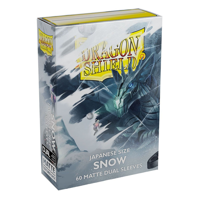 Matte Dual 60 Mini Sleeves (Snow) | Dragon Shield