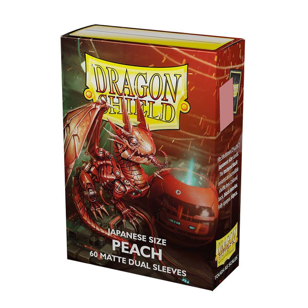 Matte Dual 60 Mini Sleeves (Peach) | Dragon Shield