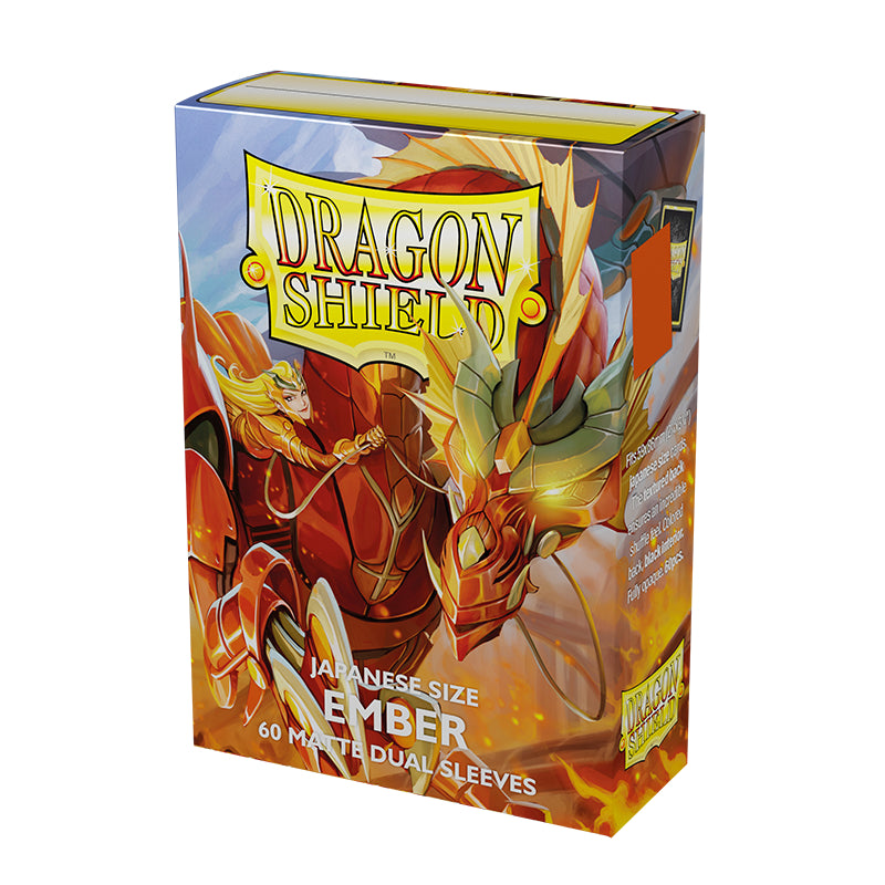 Matte Dual 60 Mini Sleeves (Ember) | Dragon Shield