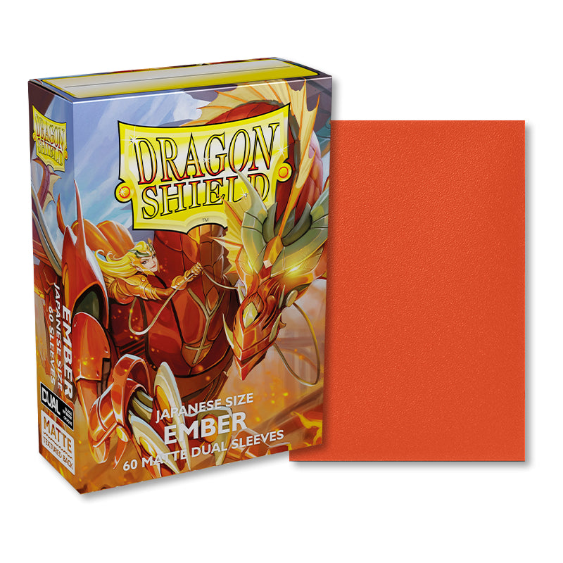 Matte Dual 60 Mini Sleeves (Ember) | Dragon Shield