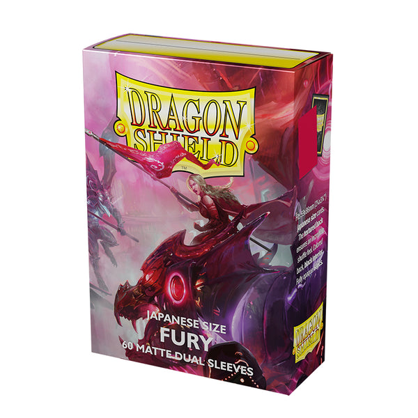 Matte Dual 60 Mini Sleeves (Fury) | Dragon Shield