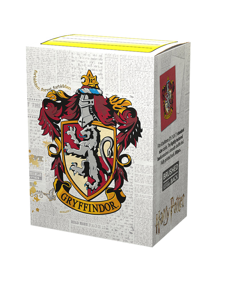 Brushed Art Standard Sleeves 'Gryffindor' | Dragon Shield