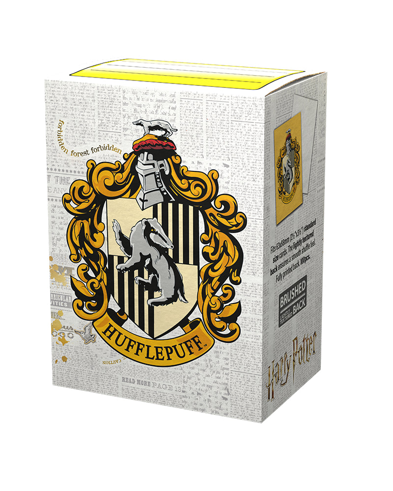 Brushed Art Standard Sleeves 'Hufflepuff' | Dragon Shield