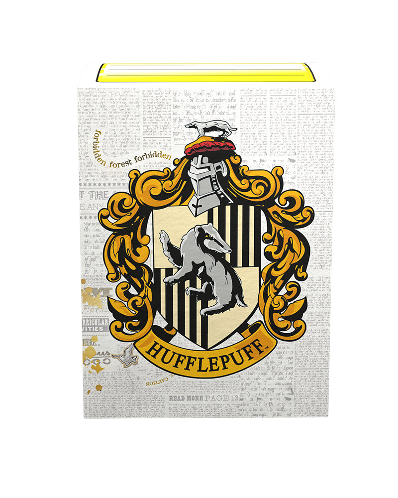 Brushed Art Standard Sleeves 'Hufflepuff' | Dragon Shield