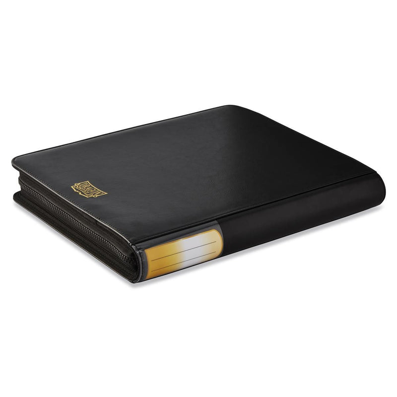 Card Codex Zipster Binder Regular (Black) | Dragon Shield