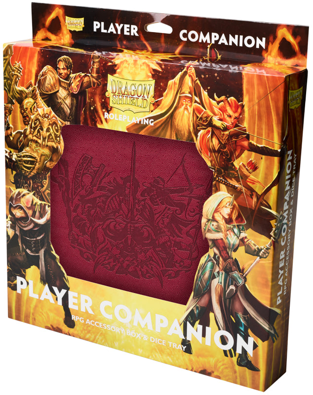Dragon Shield Blood Red Player Companion