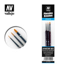 Pinceles Brushes: Synthetic Starter Set (Round/Flat)