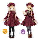 Classical Dress Coat Set (Bordeaux) | PureNeemo Accessory