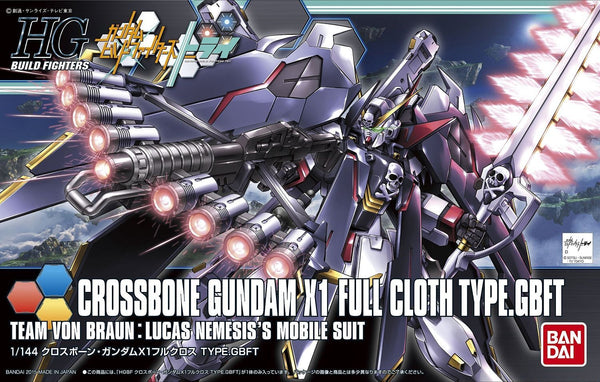 Crossbone Gundam X-1 Full Cloth (Ver. GBFT) | HG 1/144