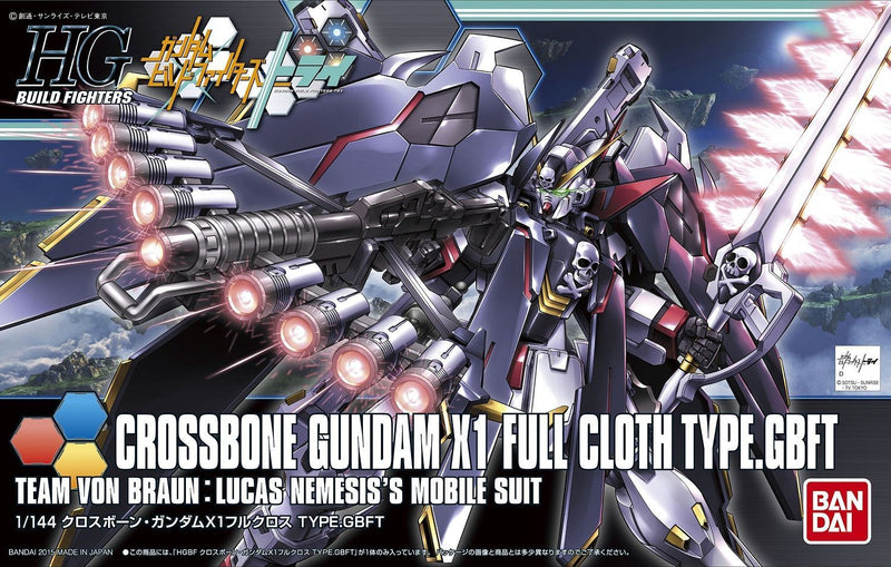 Crossbone Gundam X-1 Full Cloth (Ver. GBFT) | HG 1/144