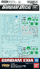 RG 1/144 Gundam Exia | Gundam Decal No.106