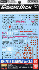MG 1/100 RX-78-2 Gundam Ver.3.0 | Gundam Decal No.97
