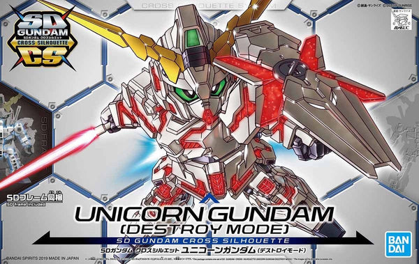 RX-0 Unicorn Gundam (Destroy Mode) | SD Gundam Cross Silhouette