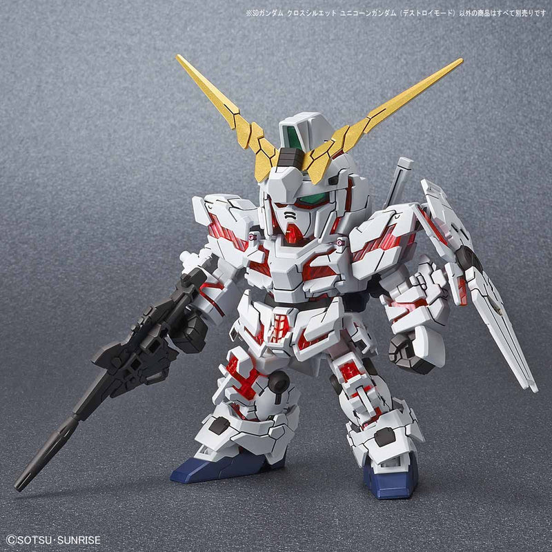 RX-0 Unicorn Gundam (Destroy Mode) | SD Gundam Cross Silhouette