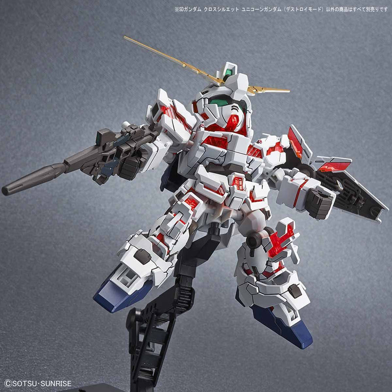 RX-0 Unicorn Gundam (Destroy Mode) | SD Gundam Cross Silhouette