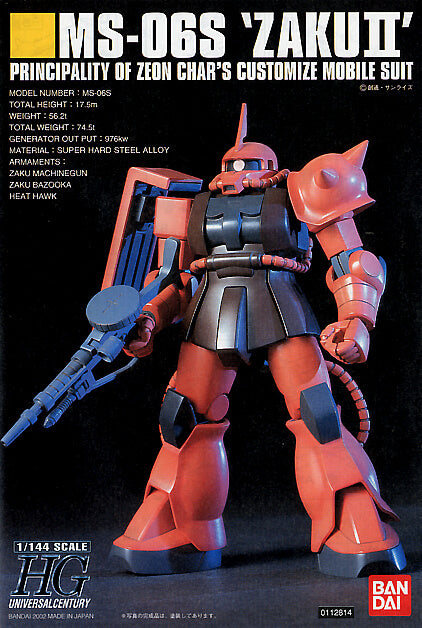 MS-06S Char’s Zaku II | HG 1/144