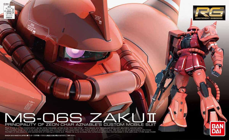 MS-06S Zaku II Char Aznable Custom | RG 1/144