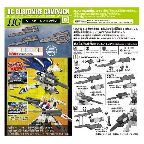 Sword Beam Machine Gun | HG 1/144
