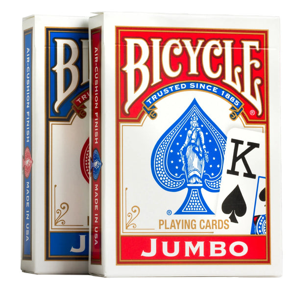 Bicycle Jumbo Index Playing Cards (Assorted Red/Blue)