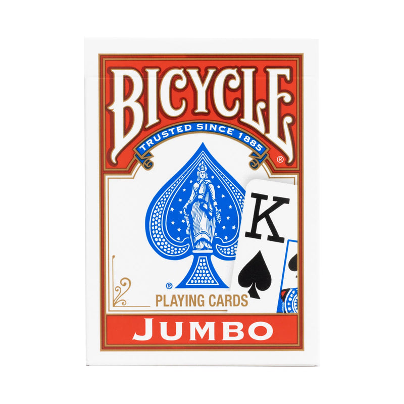 Bicycle Jumbo Index Playing Cards (Assorted Red/Blue)