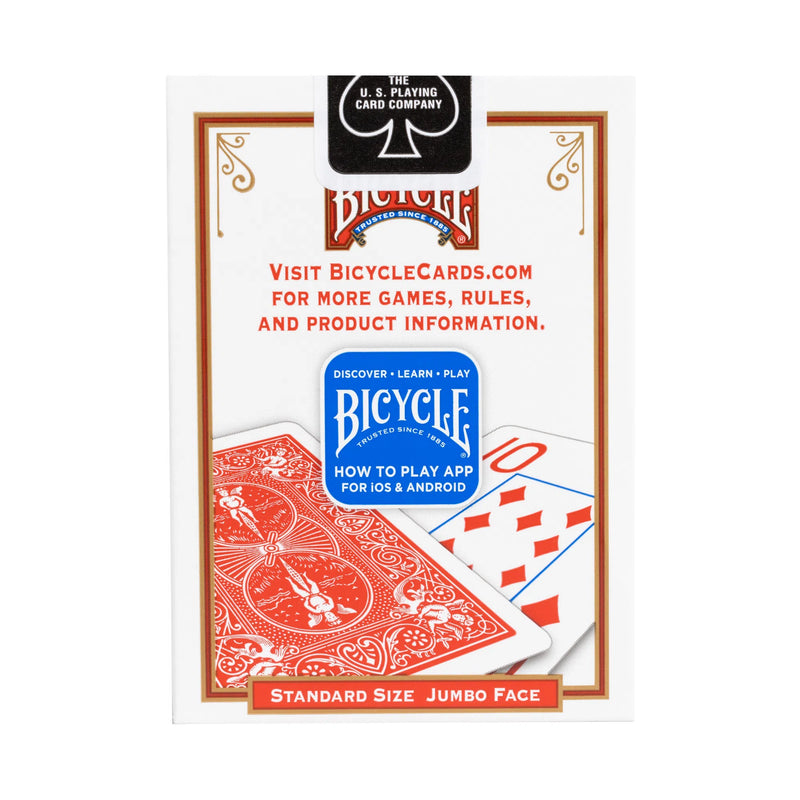 Bicycle Jumbo Index Playing Cards (Assorted Red/Blue)