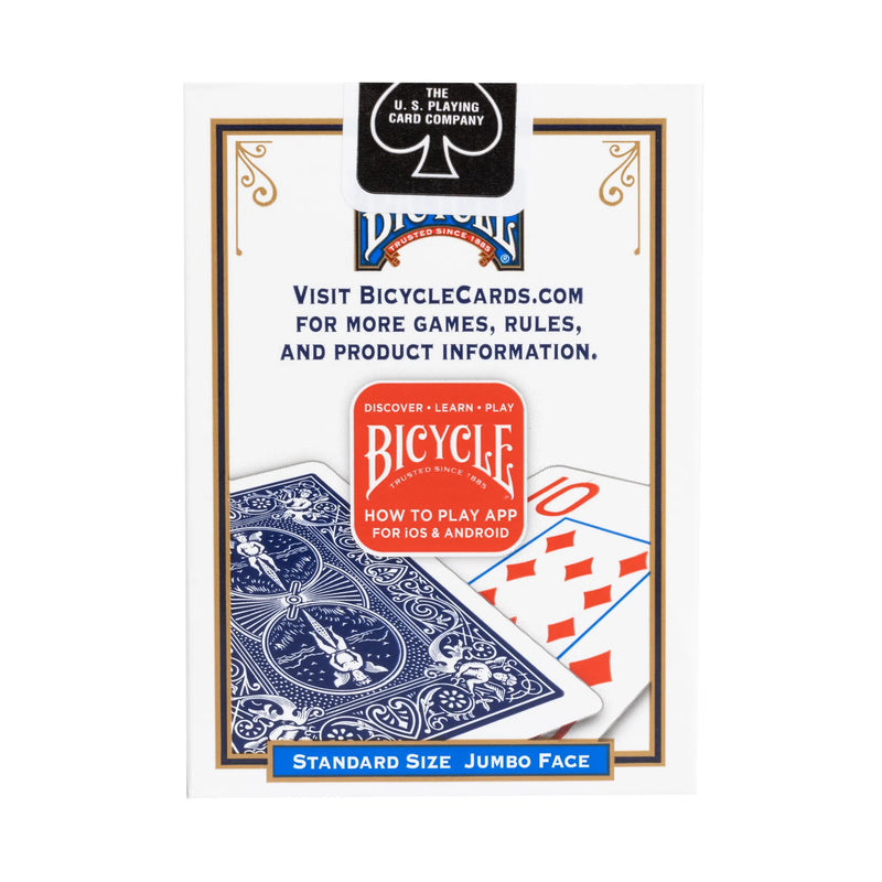 Bicycle Jumbo Index Playing Cards (Assorted Red/Blue)