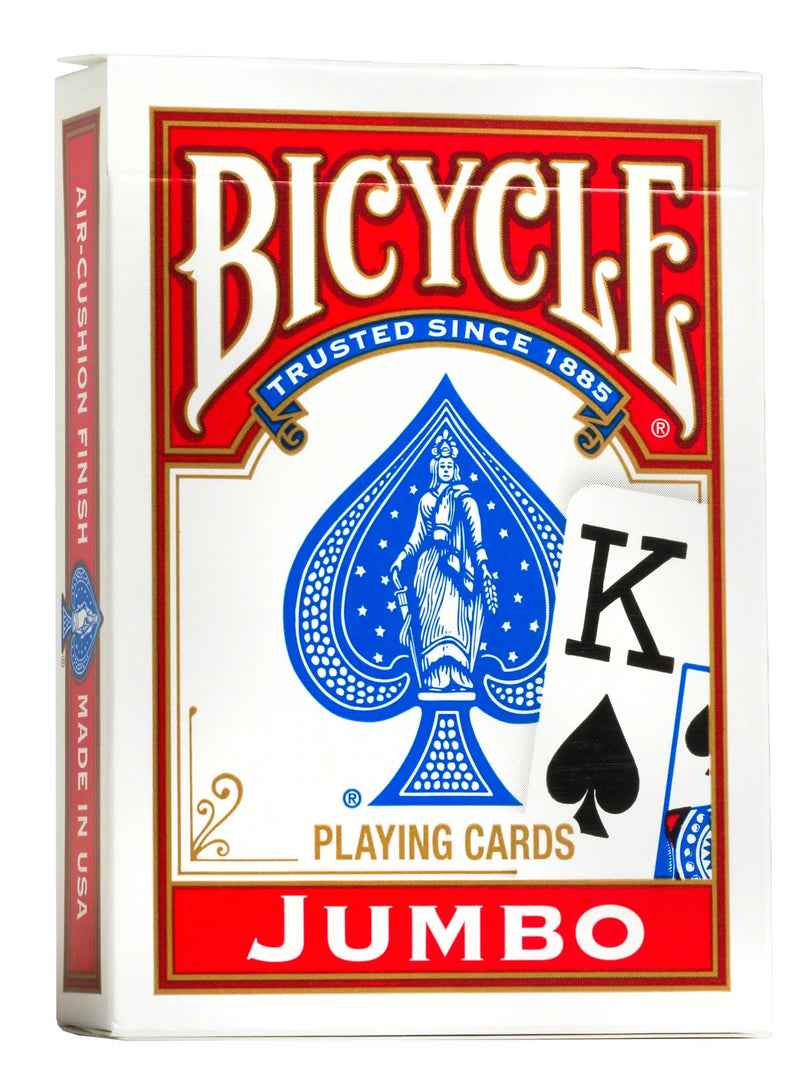 Bicycle Jumbo Index Playing Cards (Assorted Red/Blue)