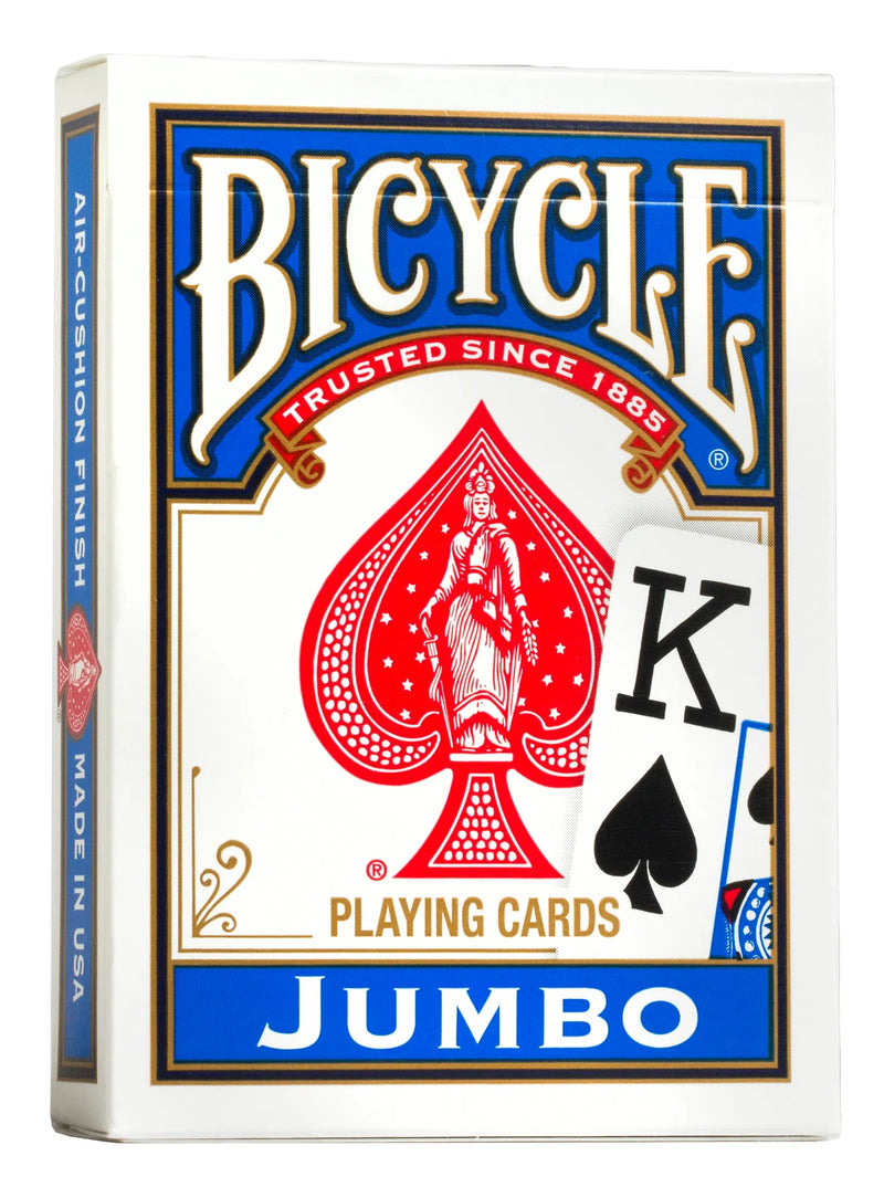 Bicycle Jumbo Index Playing Cards (Assorted Red/Blue)