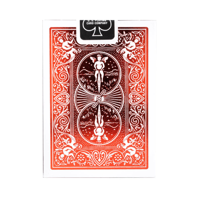 Bicycle MetalLuxe Crimson Foil Back Playing Cards