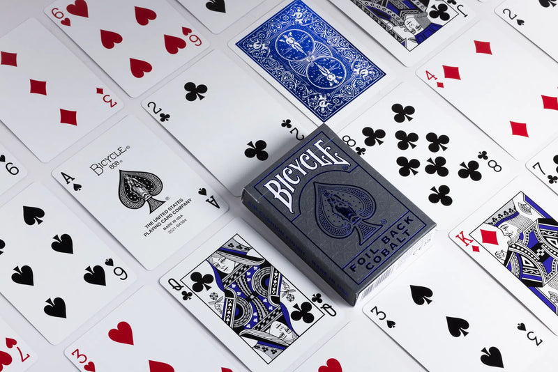 Bicycle MetalLuxe Cobalt Foil Back Playing Cards