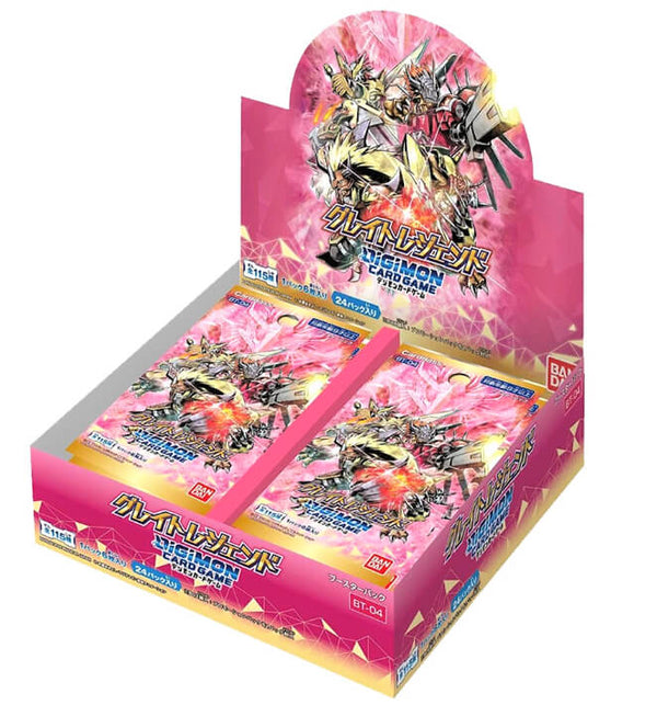 [Japanese] BT04 Great Legend Booster Box | Digimon CCG