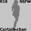B-Ginga Illustration: Curtain-chan | Anime Figure