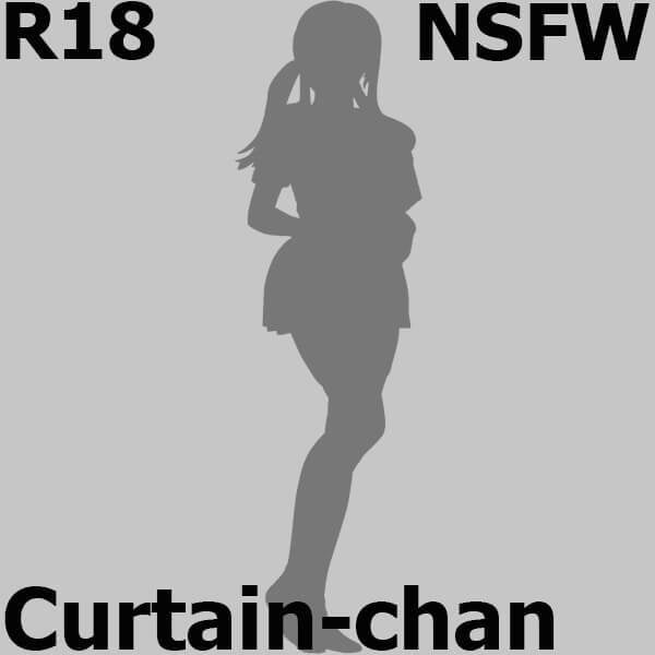 B-Ginga Illustration: Curtain-chan | Anime Figure