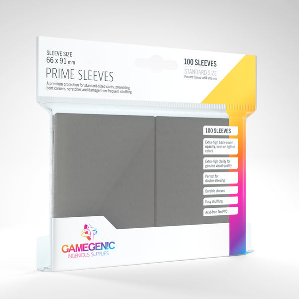 Standard Prime Sleeves (Dark Gray) | Gamegenic