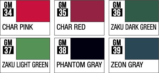 GMS108 Gundam Marker Set: Zeon