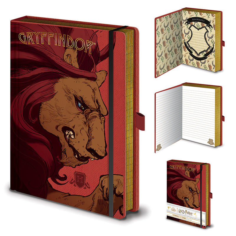 Harry Potter: Intricate Houses Gryffindor | Premium A5 Notebook
