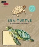 Sea Turtle: 3D Wood Model | IncrediBuilds Animal Collection