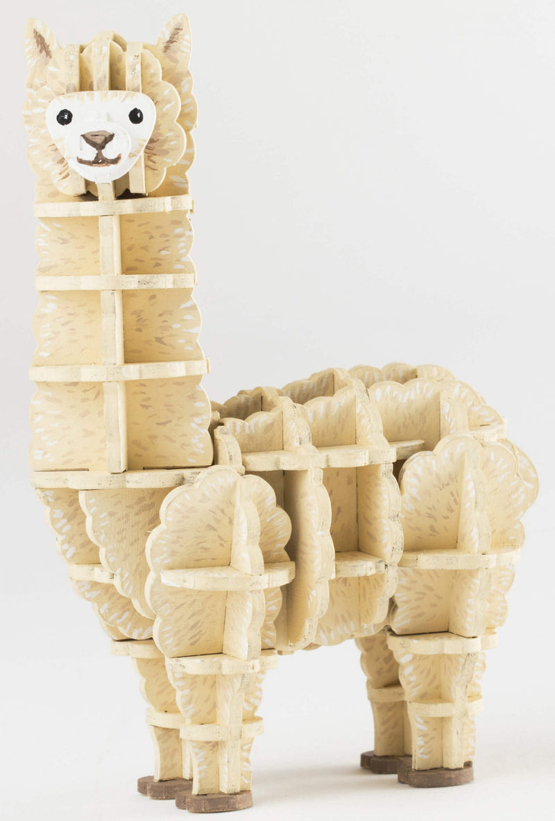 Alpaca: 3D Wood Model | IncrediBuilds Animal Collection