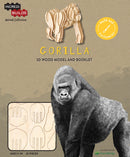 Gorilla: 3D Wood Model | IncrediBuilds Animal Collection