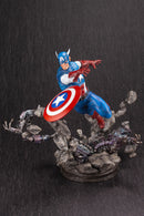 Captain America Marvel Avengers Fine Art Statue