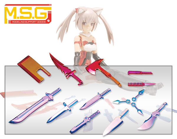 Knife Set: Special Edition (Polarization Red & Blue) | M.S.G Weapon Unit 34EX