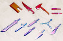 Knife Set: Special Edition (Polarization Red & Blue) | M.S.G Weapon Unit 34EX