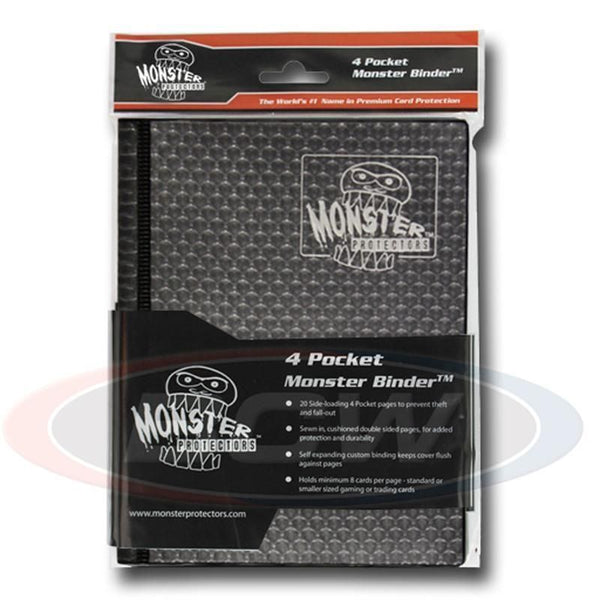 4-Pocket Monster Binder (Holofoil Black)