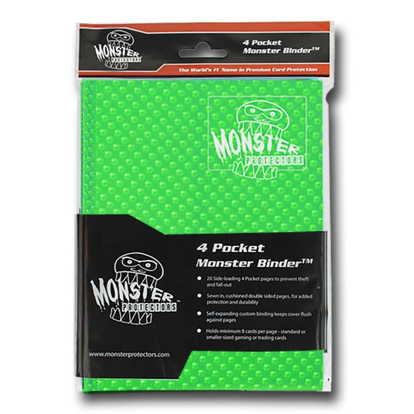 4-Pocket Monster Binder (Holofoil Green)