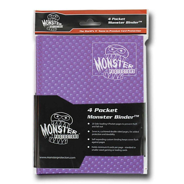 4-Pocket Monster Binder (Holofoil Purple)