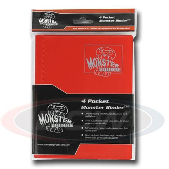4-Pocket Monster Binder (Matte Red)