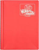 4-Pocket Monster Binder (Matte Red)